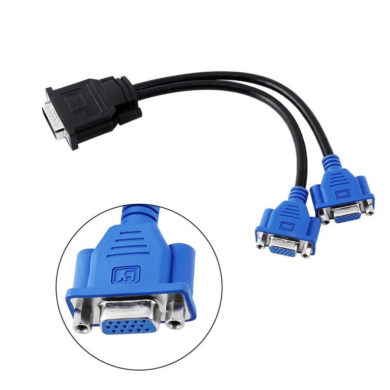 Cable De Conexión VGA Splitter Adapter Cable, 25cm Pure Copper