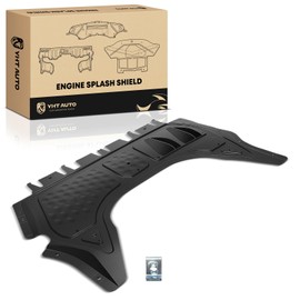 YHTAUTO Front Lower Engine Splash Shield Compatible with Volkswagen CC 2009-2017 L4 2.0L, Passat 2006-2010 L4 2.0L, Plastic Splash Guard Engine Case Guards