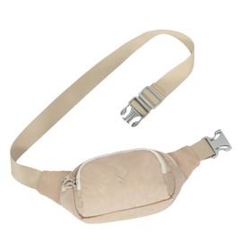 Bum Bag for Men and Women Belt Bag Waist Bag for Sports Outdoor Adjustable Strap Crossbody Chest Bag Stylish Hip Bag Waist Pack, beige