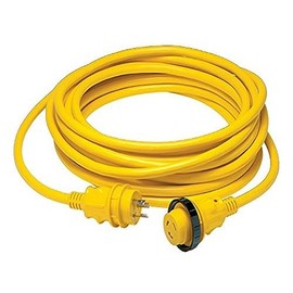 Marinco 35SPP Cordset, 30A 125V, 35', Yellow