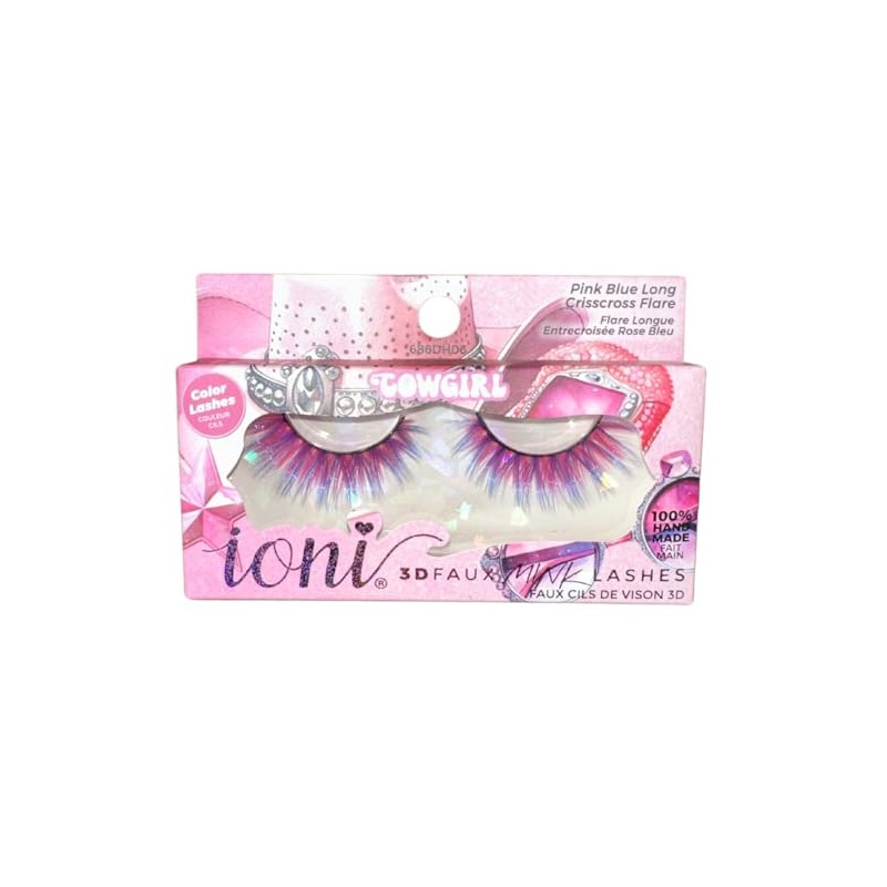 IONI 3D FAUX MINK LASHES (686DH06), Black