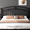 Feonase Queen Black Bed Frame, Heavy-Duty Metal Bed Frame with