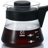 HARIO VCS-01B CD Cafetière Coffee Server V60-01-450ml, Glass, Black
