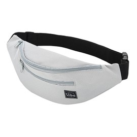 Vibe Festival Gear Fanny Pack for Men Women - Solid Color - Gray Fanny Pack - Cute Waist Bag for Festival Rave Hiking Running Cycling