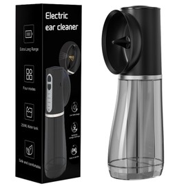 Electric Ear Wax Removal Cleaner：Rechargeable Earwax Remover kit with 4 Cleaning Modes - IPX7 Waterproof Ear Cleaning Tool with 2-in-1 Water Tank for Adult