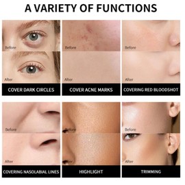 Under Eye Brightener,Under Eye Concealer,Colour Corrector Dark Circles,Dark Circle Concealer,Under Eye Colour Corrector,Color Corrector Makeup,Cream Concealer,Colour-Correcting Eye Brightener Primer