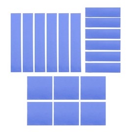 Create idea 18Pcs Thermal Pad Set, Assorted 3-Sized 0.5 1 1.5mm in Thickness for Motherboard Module Chipset Conductive Cooling