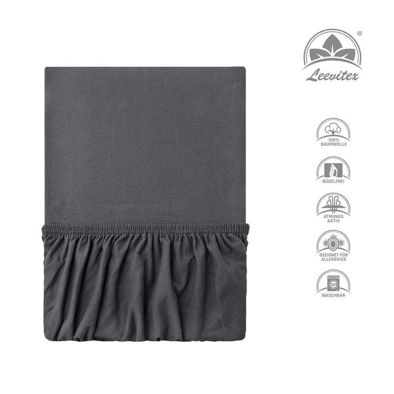 leevitex® premium fitted sheet, 90 x 200 - 100 x