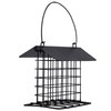 winemana winemana Outdoor Wild Bird Feeder, Black Small Hanging with