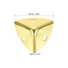 sourcing map 8Pcs Decorative Box Corner Cover, 18mm Metal Edge