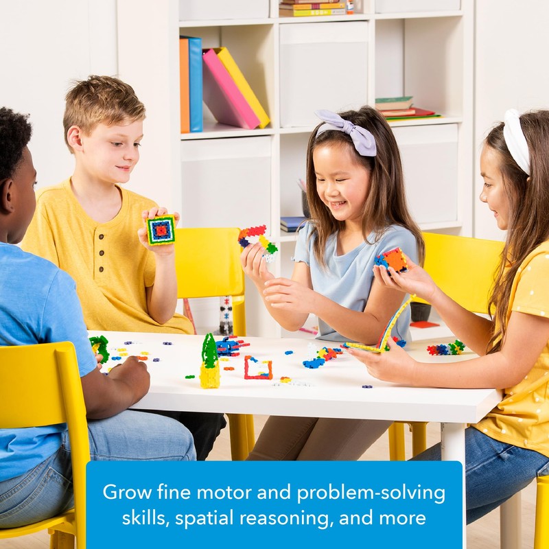 Plus Plus 70 Piece Interlocking Building Blocks for Kids, Open