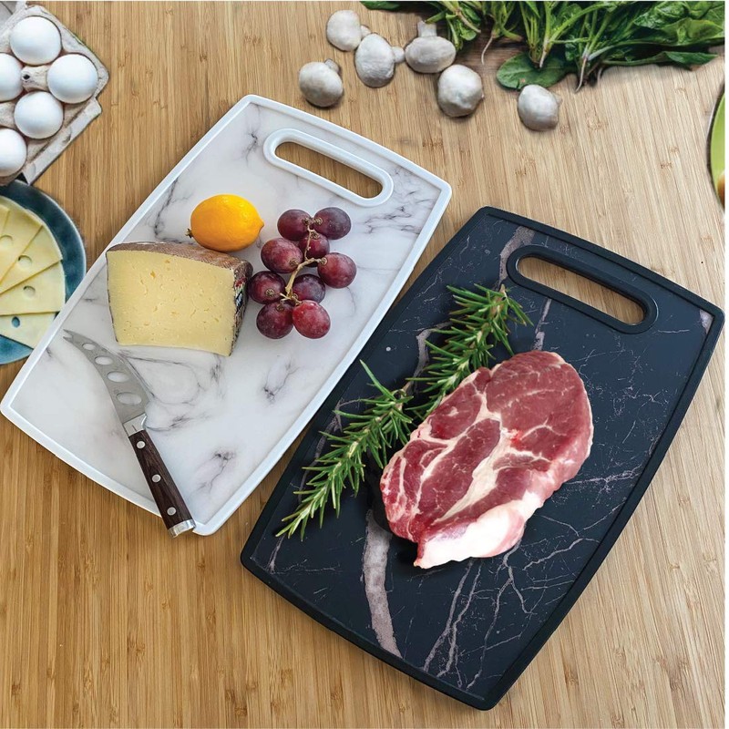 Lily's Home Kitchen Cutting Board (2-Piece Set) with Handles and