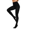 Almoony 80 Denier Semi Opaque Black Tights for women Soft