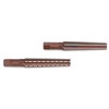 2PCS Rough Fine Morse Taper Reamer High Carbon Steel Straight
