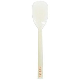 Katsurika Shoji PT-0203 Piti Spoon, Spatula Shape, Large, White, Handle: Nylon, Japan RSP183