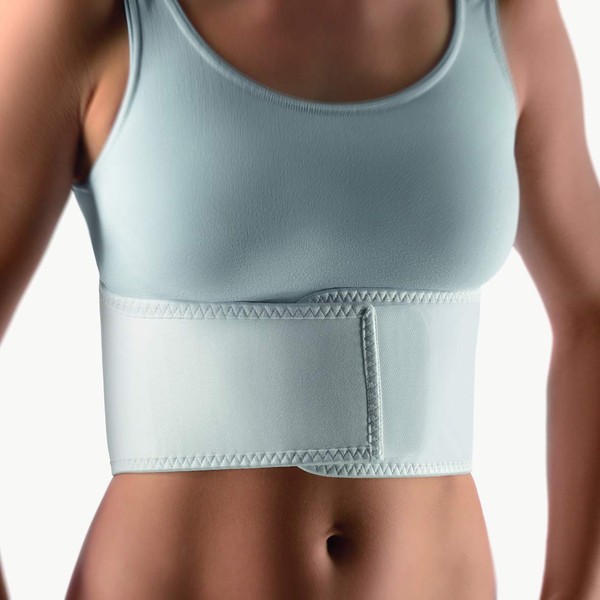 Bort 102900 Women's Rib Support Belt, Rib Injury Binder Belt, Women's Rib Cage Protector Wrap for Sore or Bruised Ribs Support, Sternum Injuries, Pulled Muscles (Large 29.9″ – 35.0″ inches)
