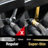 DURATECH Super-Thin Open End Wrench Set, Metric, 8-Piece, 5.5mm to