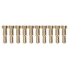 30PCS Battery Connector Plug Brass Gold Plated High Hardness RC