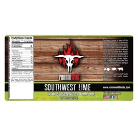 Premium Southwest Lime Seasoning | No Artificial Flavors, No MSG added | Gourmet Southwest Flavor for Chicken, Fish, Pork, and Fajitas | Runnin’ Wild Foods, 5.12 ounces