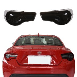 Unbranded Smoke Black Tail Light Lamp Cover Guard Trim Bezel for Toy*ota 86 Subaru BRZ US