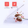 Grill Basket - Stainless Steel BBQ Portable Foldable Cooking Grate