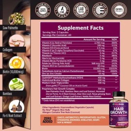 Rainbow Nutrients Vitaminas Para El Crecimiento Del Cabello                                                                                           
