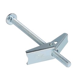 HASWARE Toggle Bolt Zinc Plated Steel and Wing Nut for Hanging Heavy Items on Drywall 1/4x4 (8 Pack)