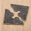 8pcs Corner Protectors Antique Corner Decorative Hardware Box Corner Wood