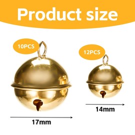 HDGSAFD 22 campanelli in metallo, campanelli per animali domestici, campanelli decorativi, decorazioni fai da te