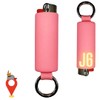 Lighter Holder for J6 BIC Lighters. Silicone case has a