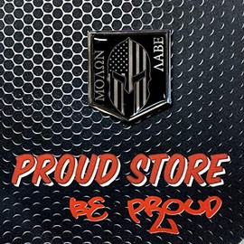 Molon Labe Domed Chrome Emblem Metallic 3D Sticker 2"x 2.25" Come and Take It