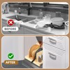 Racgrul Tray Dividers for Kitchen Cabinets, Cabinet Dividers with Sloped