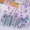 5D Embossed Ocean Nail Stickers Summer Nail Stickers Summer Nail