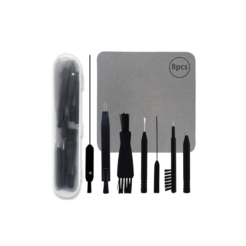 8Pcs Hearing Amplifier Cleaning Brushes,Hearing Aid Brushes Wire for Cleaning,