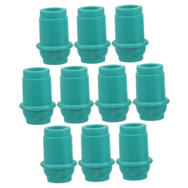PACKOVE 10pcs Durable Cupping Pump Connectors Replacement Nozzles for Cupping Therapy Easy Installation Vacuum Pump Tips for Home Use Green