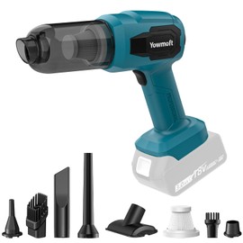 3 in 1 Handheld Car Vacuum Compatible with Makita 18V Battery with 21000pa Strong Suction, Handheld Vacuum Cordless & Blower with 200W Brushless Motor, Mini Vacuum Cleaner for Car, Home (No Battery)