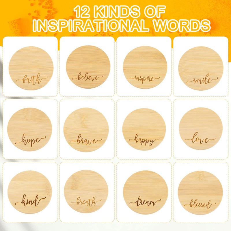 Tessco for you 12 Pieces Yogurt Jar Lids Inspirational Yogurt