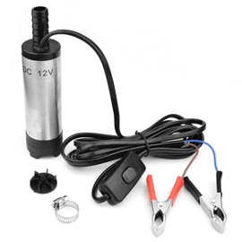 Driak Diesel Fuel Transfer Pump 12V 30LPM Water Oil Transfer Refueling Submersible Pump Diesel Water Pump