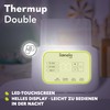 LIONELO Thermup Double Bottle Warmer, 2 Bottles Simultaneously, Heat Milk