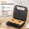 Sunvivi 3 in 1 Electric Sandwich Maker, Panini Press Grill