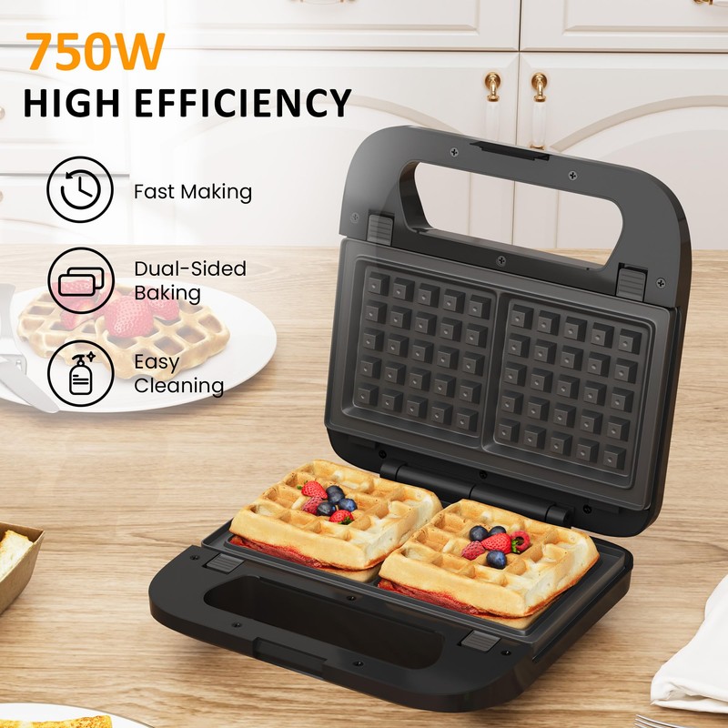Sunvivi 3 in 1 Electric Sandwich Maker, Panini Press Grill
