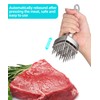 Aliglow 304 Stainless Steel Meat Tenderizer Needle Meat Hammer Mallet