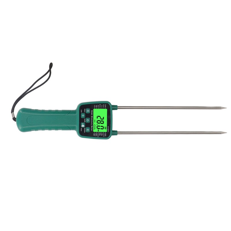 Hay Moisture Meter Wheat Soybean Grain Moisture Tester LCD Display