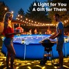 SUNCKET Solar Pool Lights for Framed Above Ground Pools, Waterproof