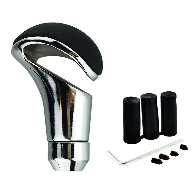 Lunsom R-Shape Shift Knob Metal Car Shift Lever Knob Suitable