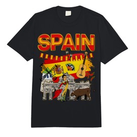 Spanish Flag Idea for Kids & Spanish Memorabilia Spain Comfort Colors Adult Heavyweight T-Shirt