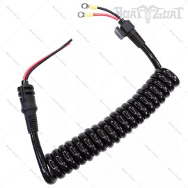 MotorGuide Long Curly Cable - Xi5 72" Shaft Models - Power Coil Cord - 8M0135682