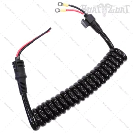 MotorGuide Long Curly Cable - Xi5 72" Shaft Models - Power Coil Cord - 8M0135682
