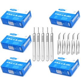 AAProTools 500 Sterile Scalpel Handle Blades # 15 (5 Free Handle #3)