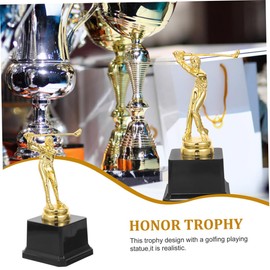 KICHOUSE 2pcs Golf Trophy Decorative Award Trophy Cup for Sports Competitions Lightweight Golf Adornment for Athletes Table Decoration for Events and Parties